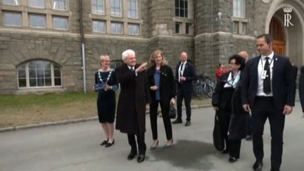 Mattarella all'Università di Trondheim per parlare di energie green