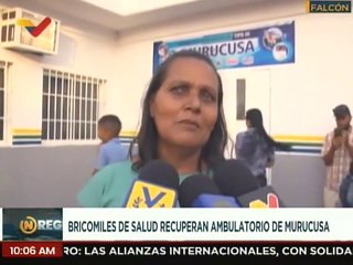 Bricomiles recuperan el Consultorio Médico Popular Tipo II de Murucusa en el estado Falcón