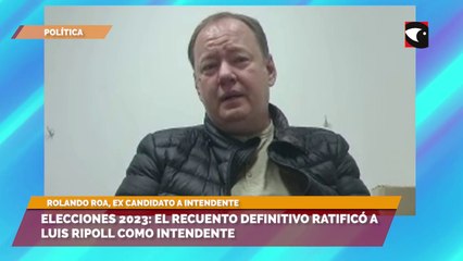 El ex candidato a intendente de Garupá reconoció su derrota frente al nuevo jefe de municipio y declaró que fue por una diferencia mínima