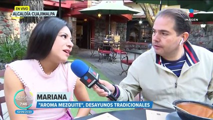 Atalo Mata desayuna birria en "Aroma mezquite"