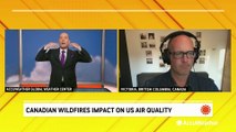 Canadian wildfires impact on US air quality