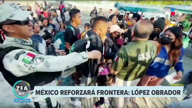 México reforzará la frontera norte ante la llegada masiva de migrantes