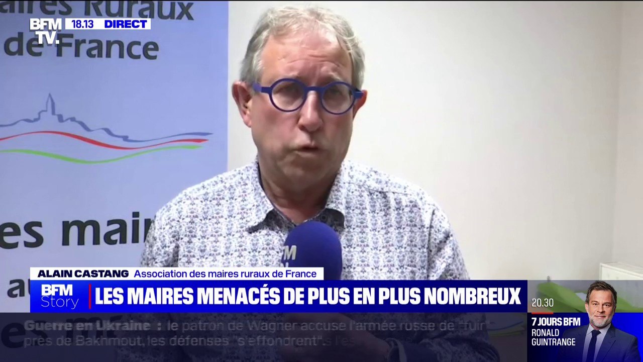 Violences contre les maires: "Jamais il n'y a eu autant de démissions de maires" affirme Alain Castaing (Association des maires ruraux de France)