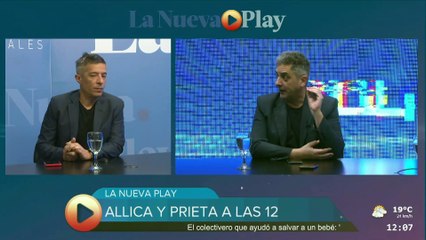 Martín Barrionuevo en Allica y Prieta a las 12