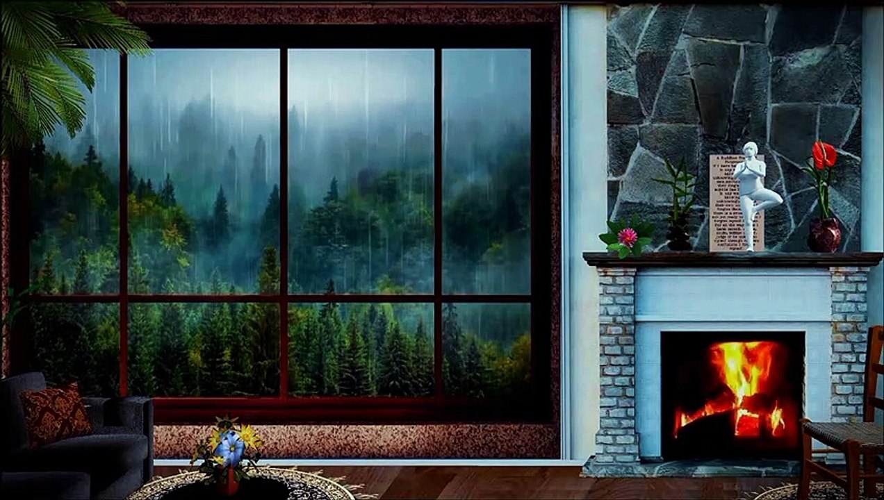 Relaxing Rain Sounds with Soft Piano Music for Sleep, Study and Meditation