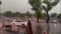 Kahramanmaraş'ta sağanak yağış ve dolu etkili oldu, vatandaşlar zor anlar yaşadı