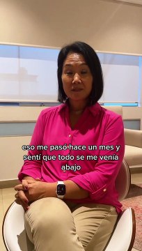 Keiko Fujimori se pronuncia