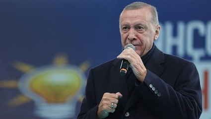 Cumhurbaşkanı Erdoğan'dan CHP'nin pankartına tepki: Siz İstanbul'a gerekeni yaptınız mı?