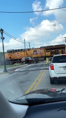 Passengers Find Safety As Train Hits SUV