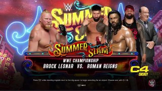 WWE 12 MAY 2023 (PS5) - Brock Lesnar vs Roman Reigns Gameplay _ SummerSlam Match (4K 60fps)