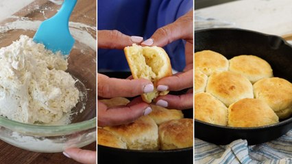 Quick & Easy Two-Ingredient Cream Biscuits 🥐