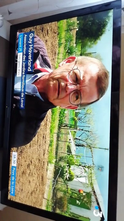 Reportage de l'association des jardins familiaux de laval sur FR3