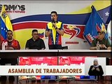 La clase trabajadora seguirá acompañando al presidente Nicolás Maduro en cada etapa de lucha