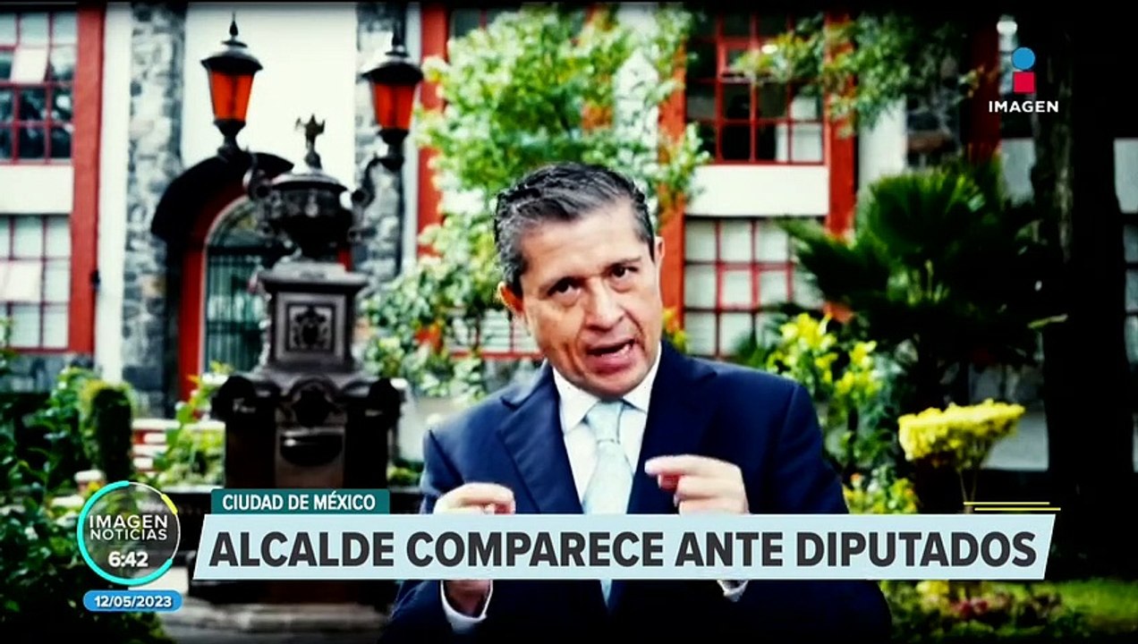 Alcalde de Coyoacán comparece ante diputados
