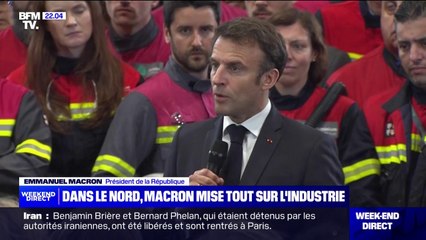 Dans le Nord, Emmanuel Macron mise tout sur l'industrie