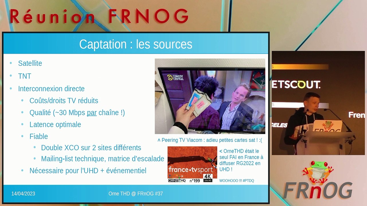 FRnOG 37 - Cedric Schwoerer : Réception et diffusion TV
