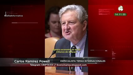 Senador Kennedy: "la última dosis y nos vamos"