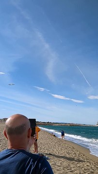 feu sur Argelès sur mer