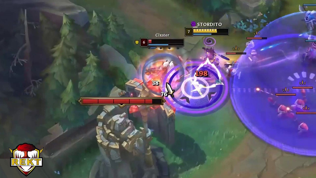 EKKO MID TRUE DAMAGE! REKT MONTAGE