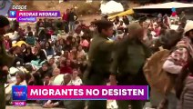 ¡No desisten! Migrantes continúan llegando a Piedras Negras, Coahuila