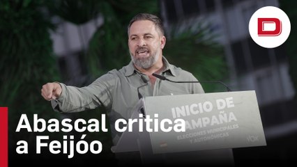 Abascal critica a Feijóo por decir que solo gobernará si gana: «Es un abandono a millones de españoles»