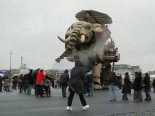 Nantes : l'éléphant de l'île de Nantes