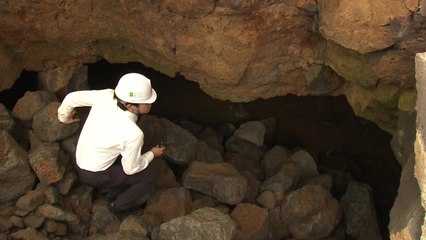 제주 배수로 공사 현장에서 '용암동굴' 발견 / YTN