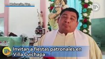 Invitan a fiestas patronales en Villa Cuichapa
