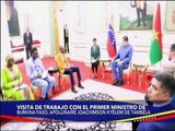 Pdte. Nicolás Maduro recibe al Primer Min. de Burkina Faso para fortalecer relaciones diplomáticas