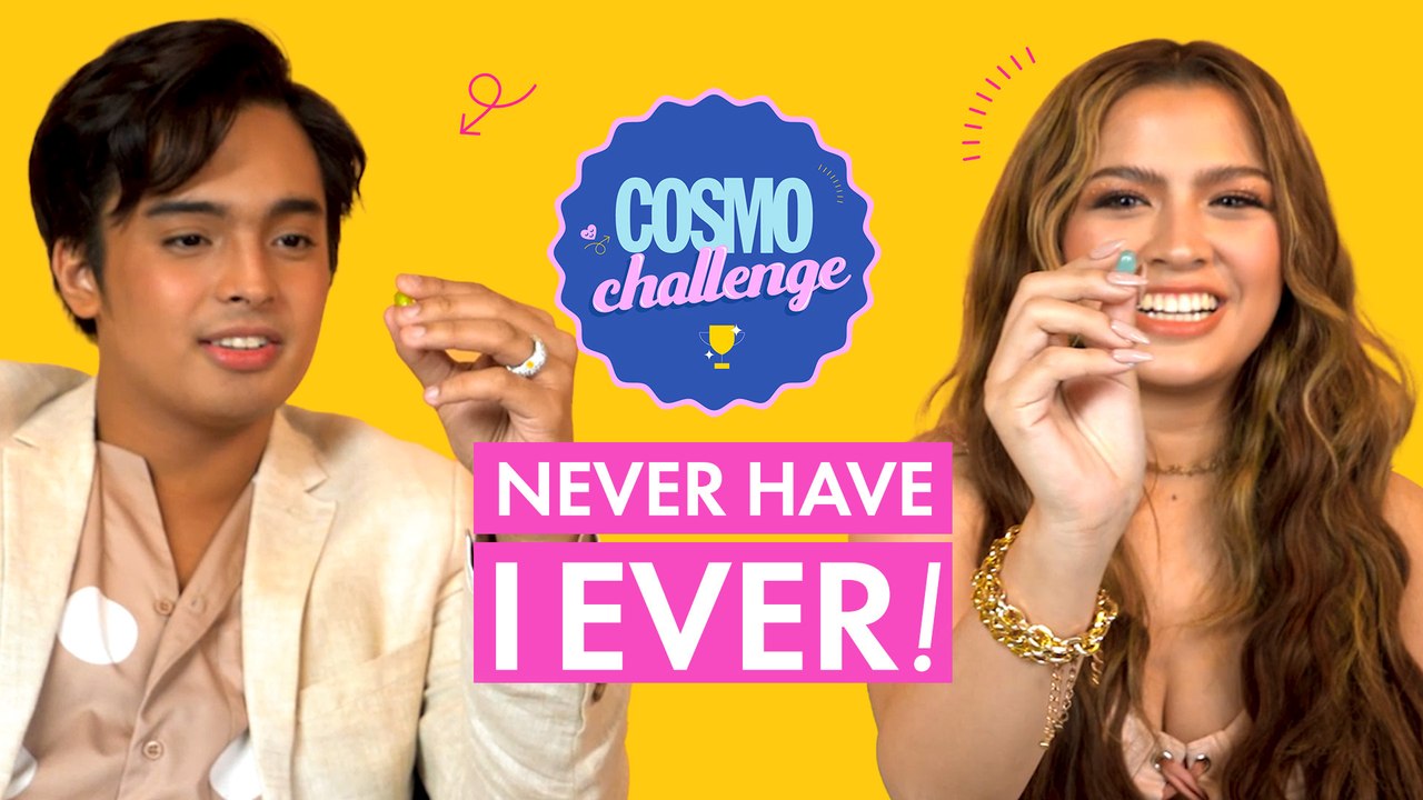 Alexa Ilacad And KD Estrada On Keeping Up With Exes: ‘Wala pa akong ex’ and ‘I don’t care’ | Cosmo Challenge