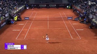 Jasmine Paolini vs. Elena Rybakina | 2023 Rome Round 2 | WTA Match Highlights