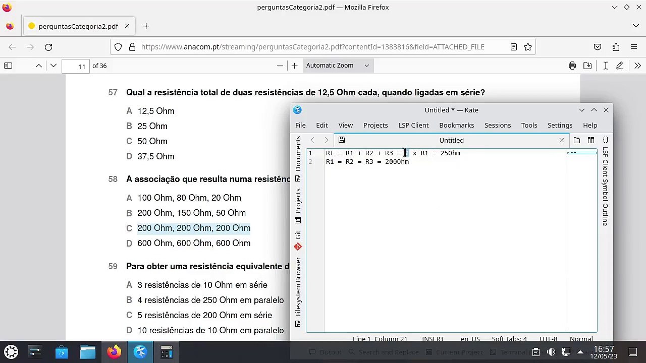 Preparação para o exame de radioamador de categoria 2 - Parte 3