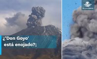 Ahora el Popocatépetl, alertan por caída de ceniza; poblanos reportan restos de “piedras volcánica