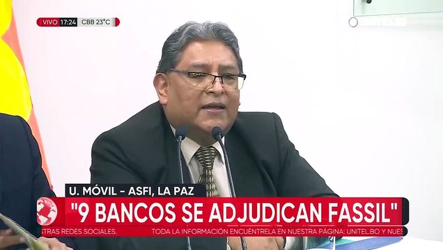 El BCB garantiza liquidez a los bancos que asumirán la cartera del Banco Fassil