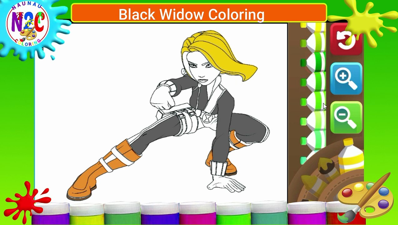 Black Widow Coloring