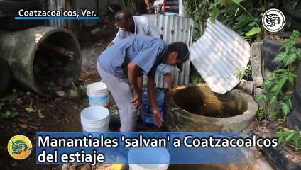 Download Video: Manantiales 'salvan' a Coatzacoalcos del estiaje; aplica CMAS operativo especial