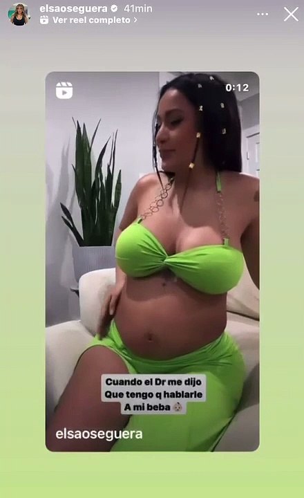 Así le habla Elsa Oseguera a su bebé