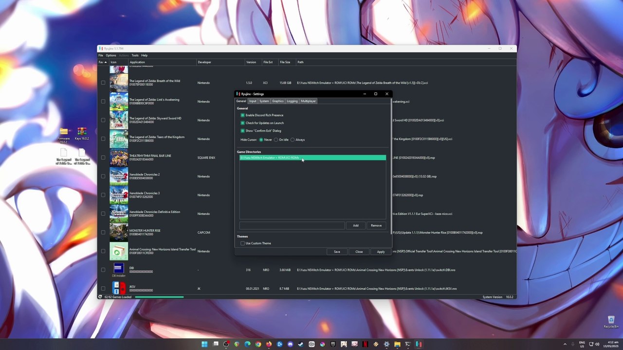 How to Fully Play The Legend of Zelda Tears of the Kingdom v1.1.0 on Ryujinx Emulator PC