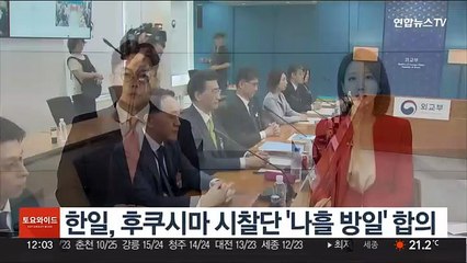 한일, 후쿠시마 시찰단 '나흘 방일' 합의