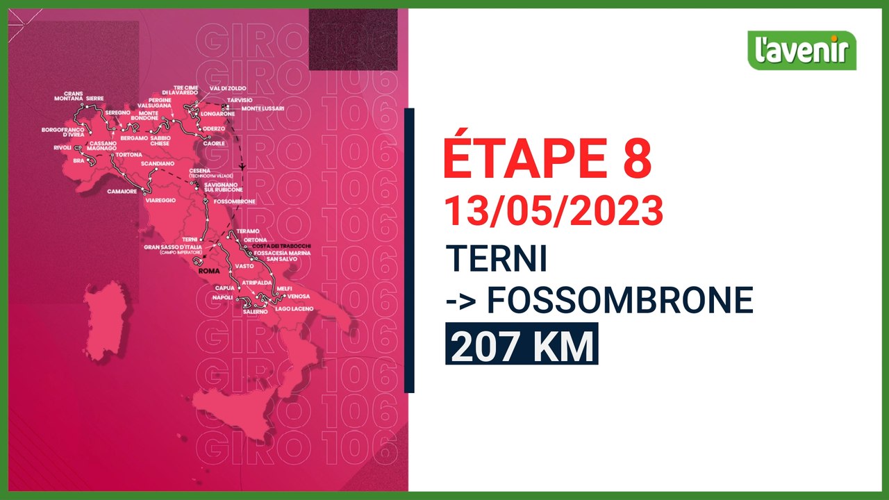 Giro 2023 : Valerio Piva préface la 8e étape du Giro