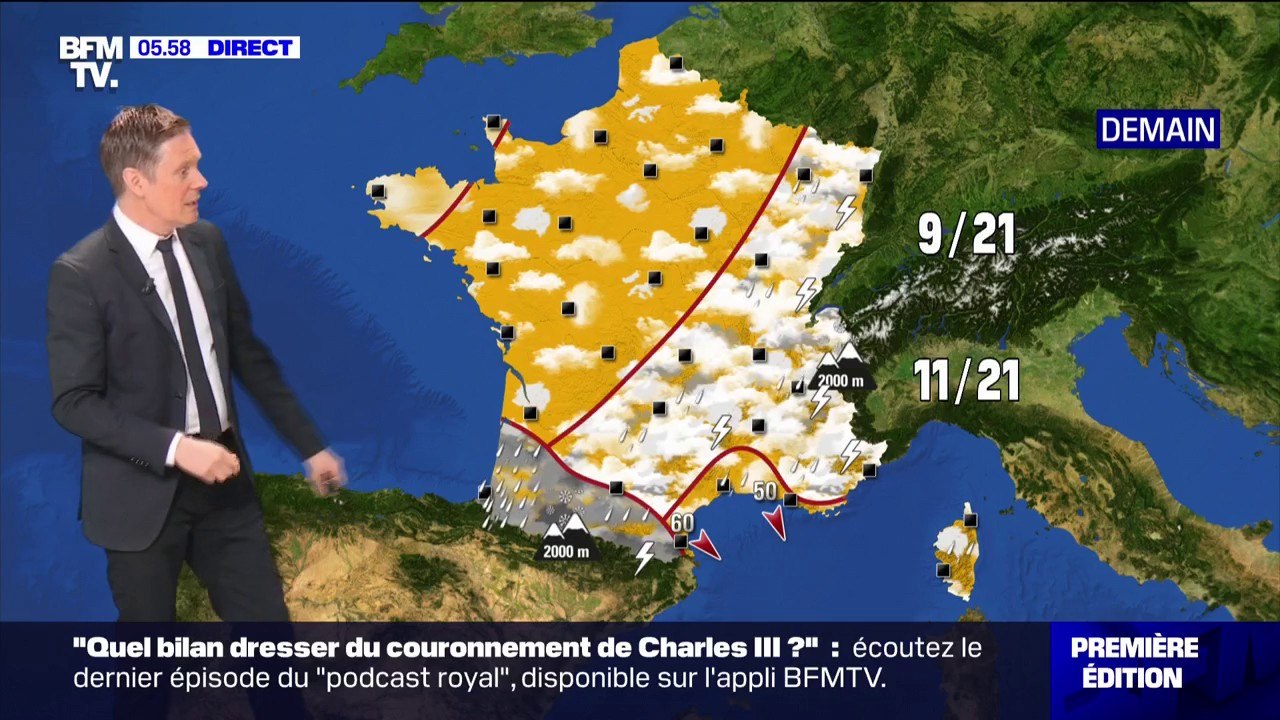 Un temps instable ce samedi, avec des averses parfois orageuses