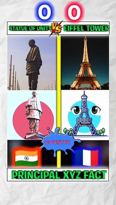 tallest statue vs tallest tower ll #shorts #video