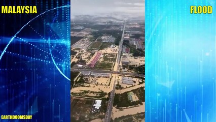 Apocalypse in Malaysia! 4,000 People Displaced by Flooding in Johor,Sabah and Pahang