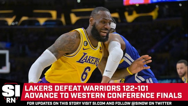 Lakers Defeat Warriors Advance To Western Conference Finals