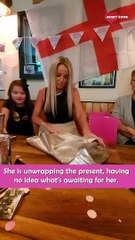 Portrait Of Late Father Made Birthday Girl Emotional || Heartsome