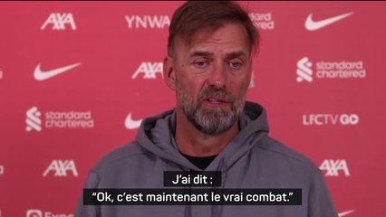 Liverpool - Klopp s'attend à un "vrai combat" face au Leicester de Smith