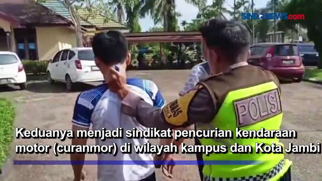Sindikat Curanmor di Kampus, Oknum Mahasiswa Diringkus di Jambi