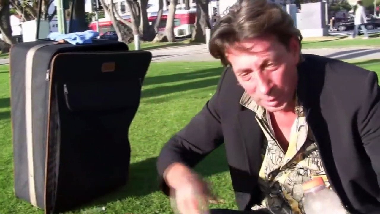 Santa Monica homeless man used to work as an accountant.