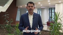Bakan Murat Kurum'dan Zeki Gül'e seçim desteği