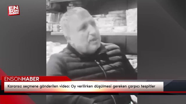 Kararsız seçmene gönderilen video: Oy verilirken düşülmesi gereken çarpıcı tespitler